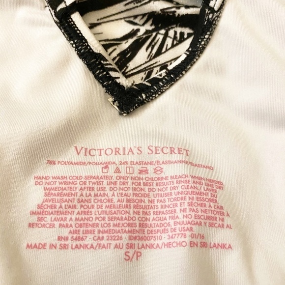 Victoria's Secret Keyhole Palm Swimsuit Size Small - Picture 8 of 8